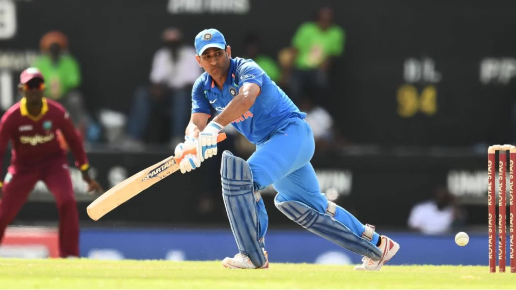 MS Dhoni vs West Indies in Kingston