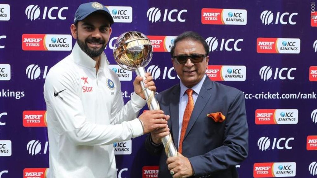 Virat Kohli and Sunil Gavaskar