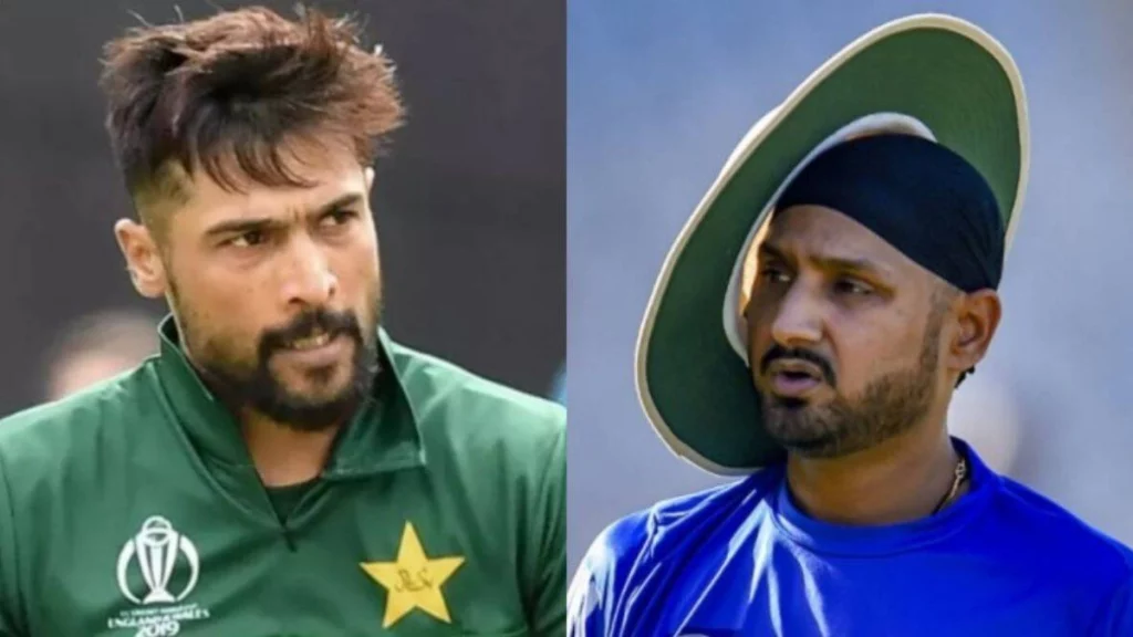 Mohammed Amir and Harbhajan Singh, Indian