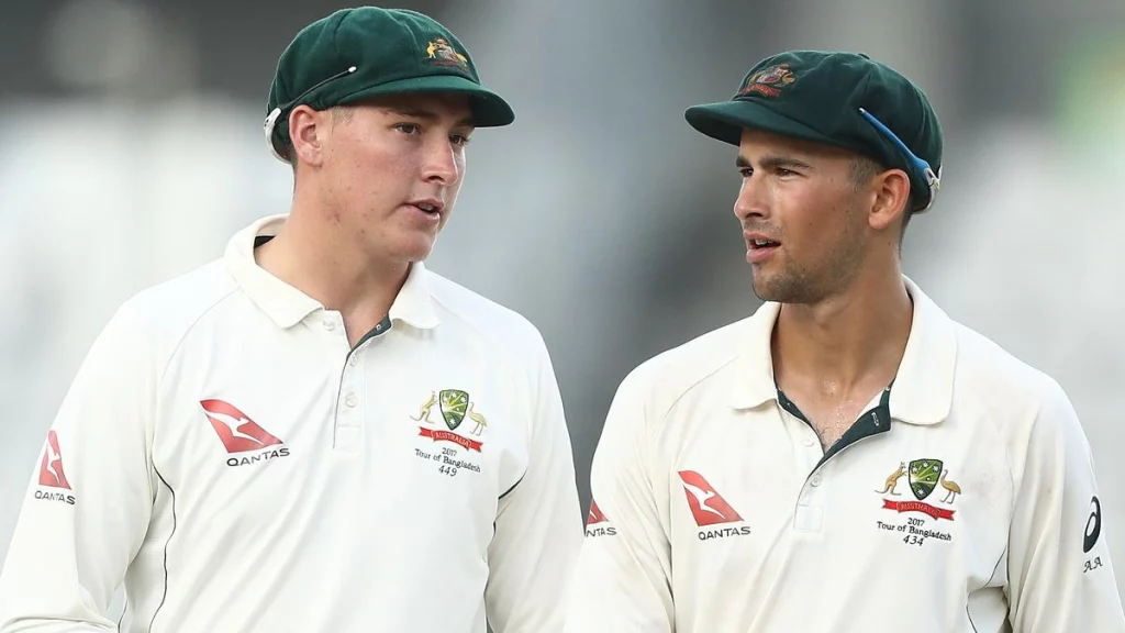 Matt Renshaw and Ashton Agar Australia