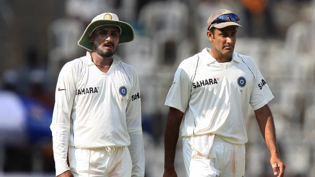 Anil Kumble and Harbhajan Singh