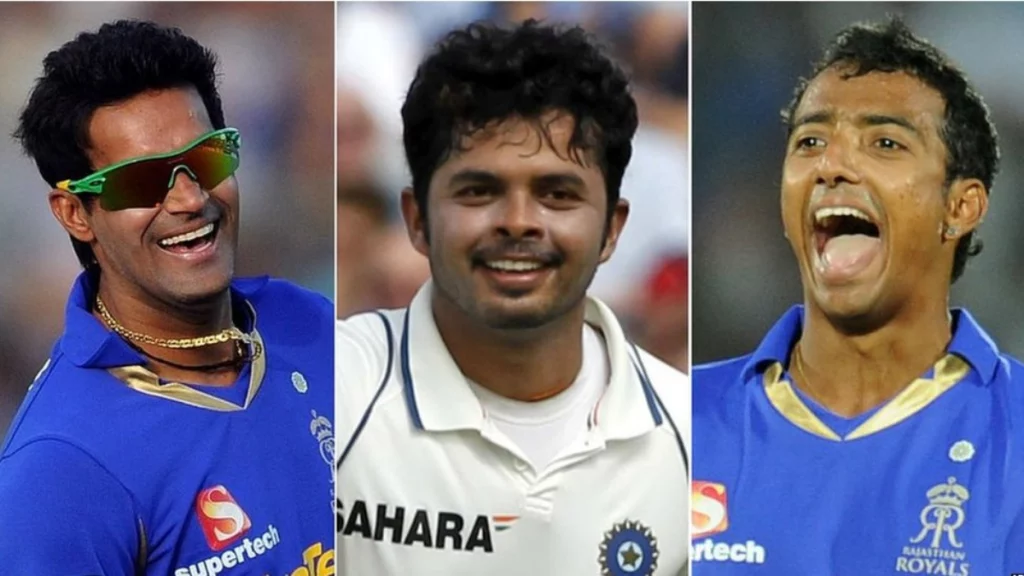 Sreesanth, Chavan, Ajit IPL