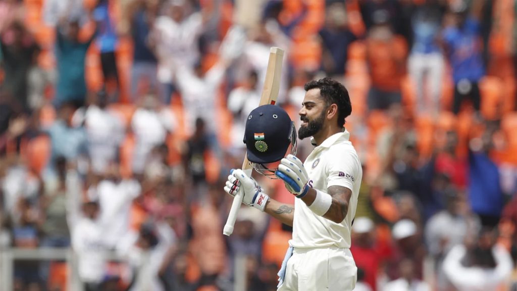 Virat Kohli Celebrating