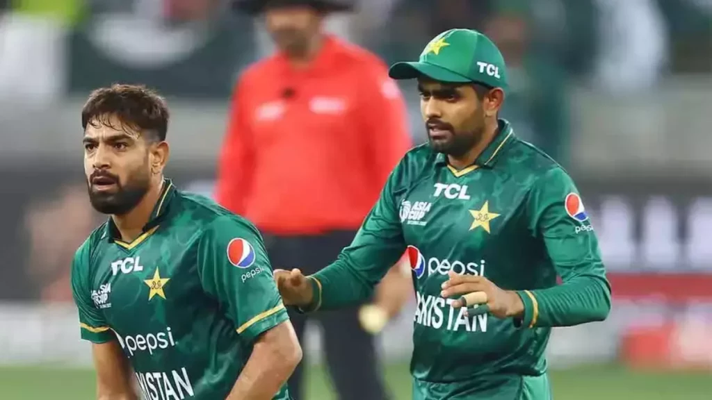 Haris Rauf and Babar Azam