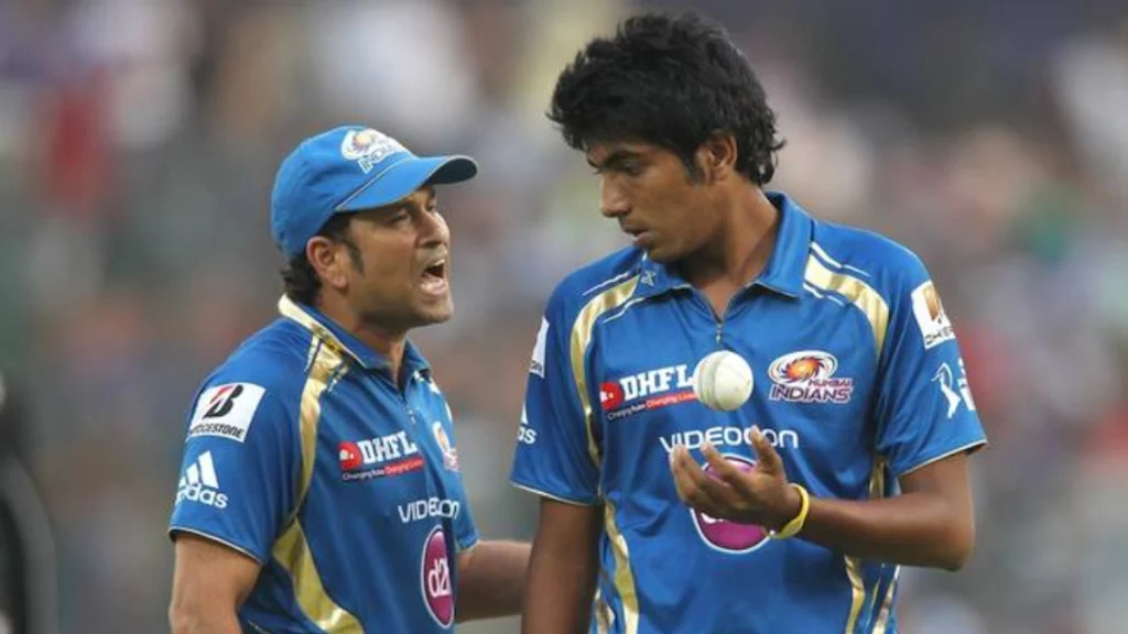 Sachin Tendulkar and Jasprit Bumrah