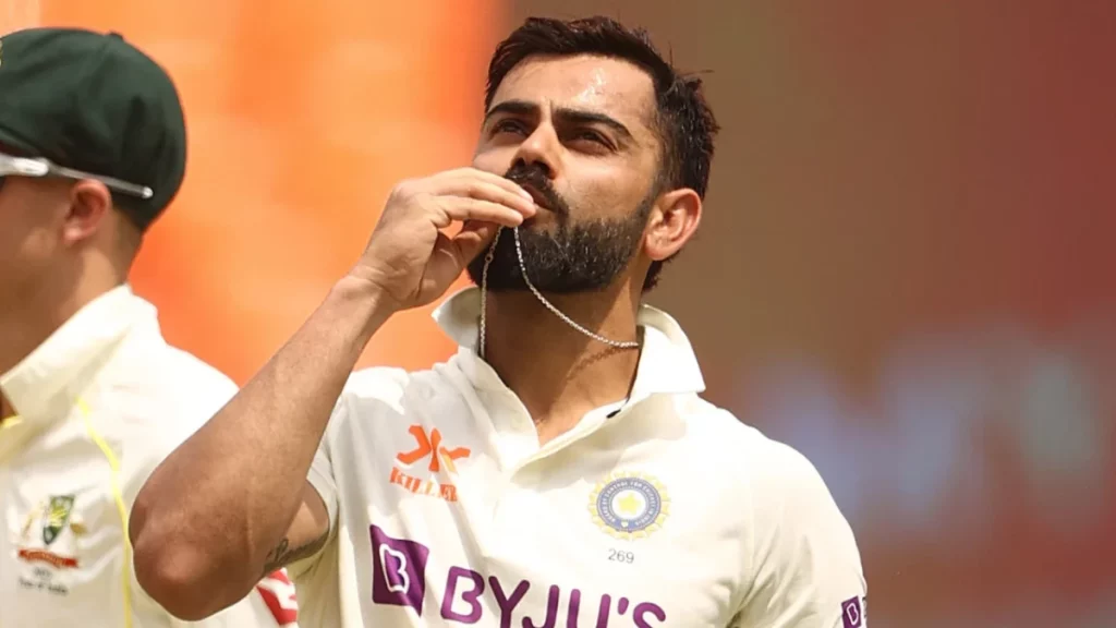 Virat Kohli Celebrating