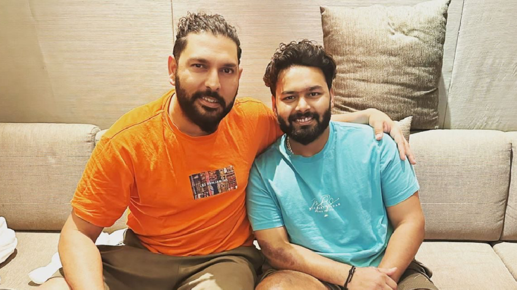 Yuvraj Singh and rishabh pant