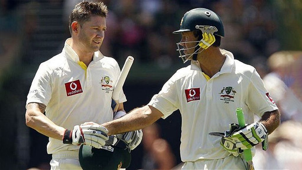 Ricky Ponting and Michael Clarke double centuries