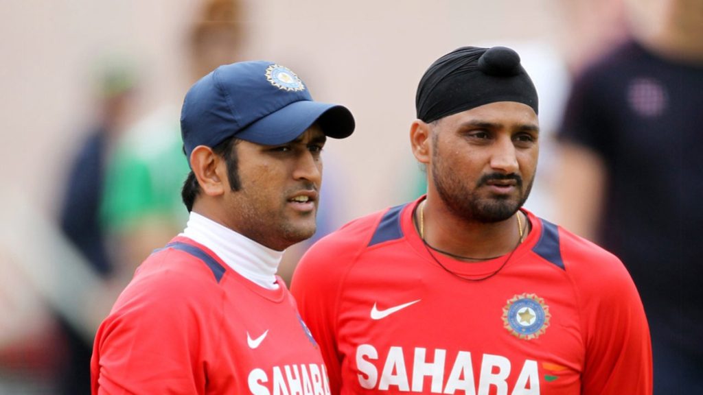 MS Dhoni Harbhajan Singh