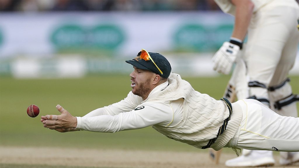 David Warner Catch Drop