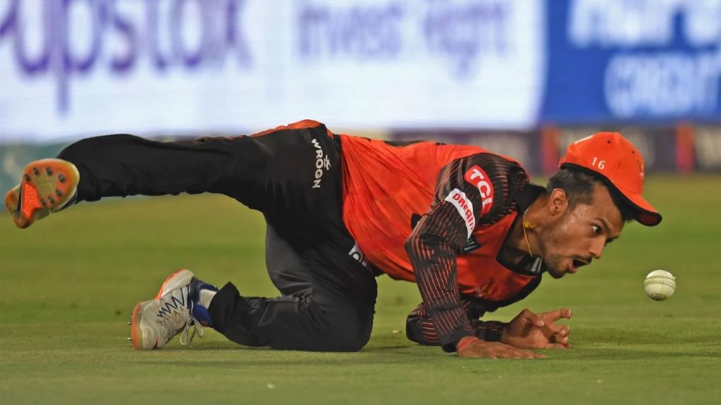 Mayank Agarwal CAtch drop SRH