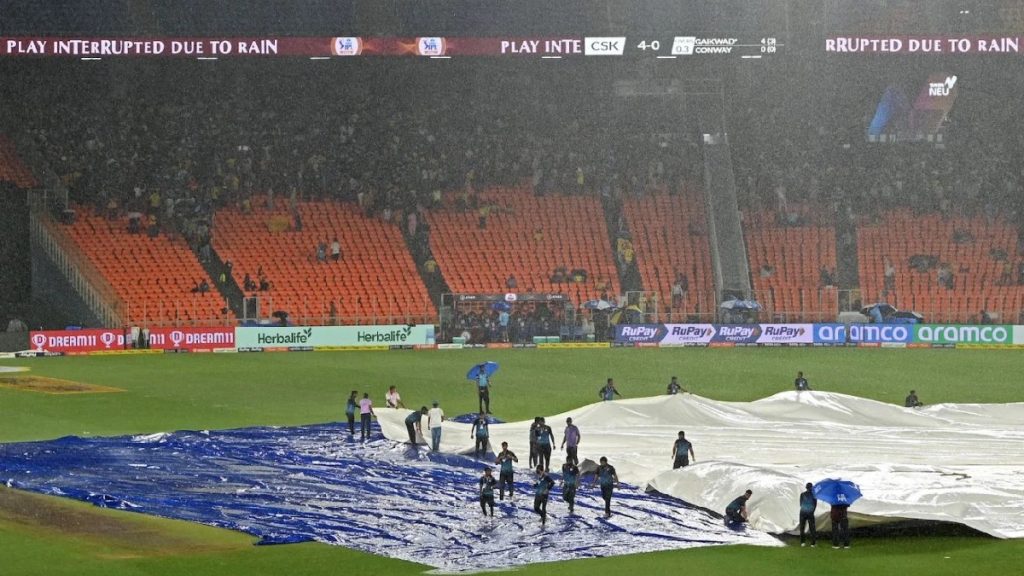 GT vs CSK ipl final rain