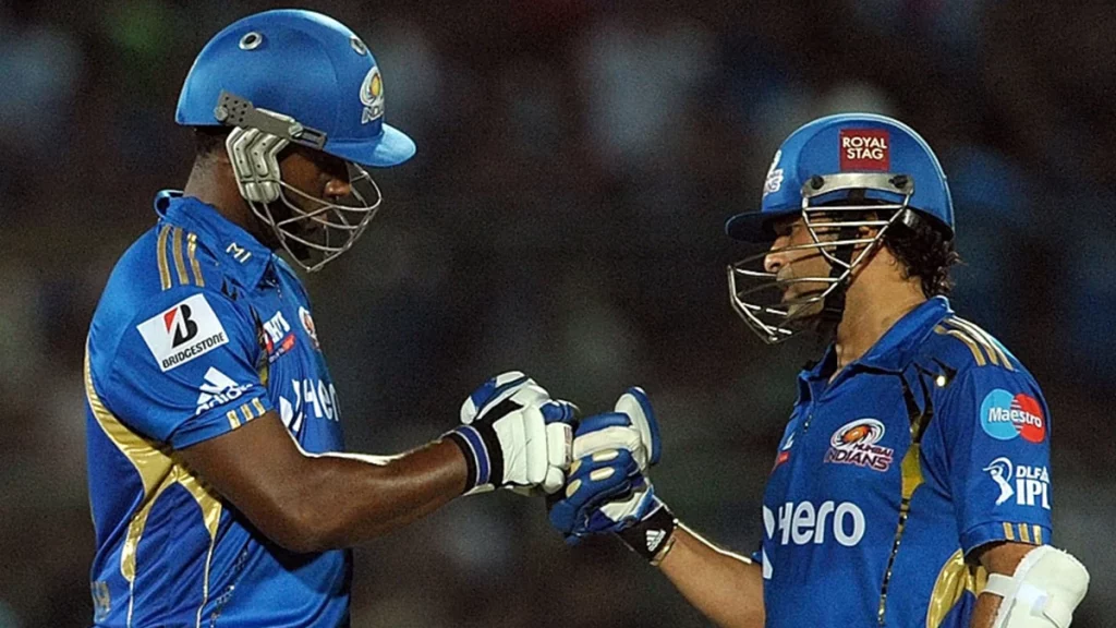 Record Partnership for MI in IPL Sachin Tendulkar