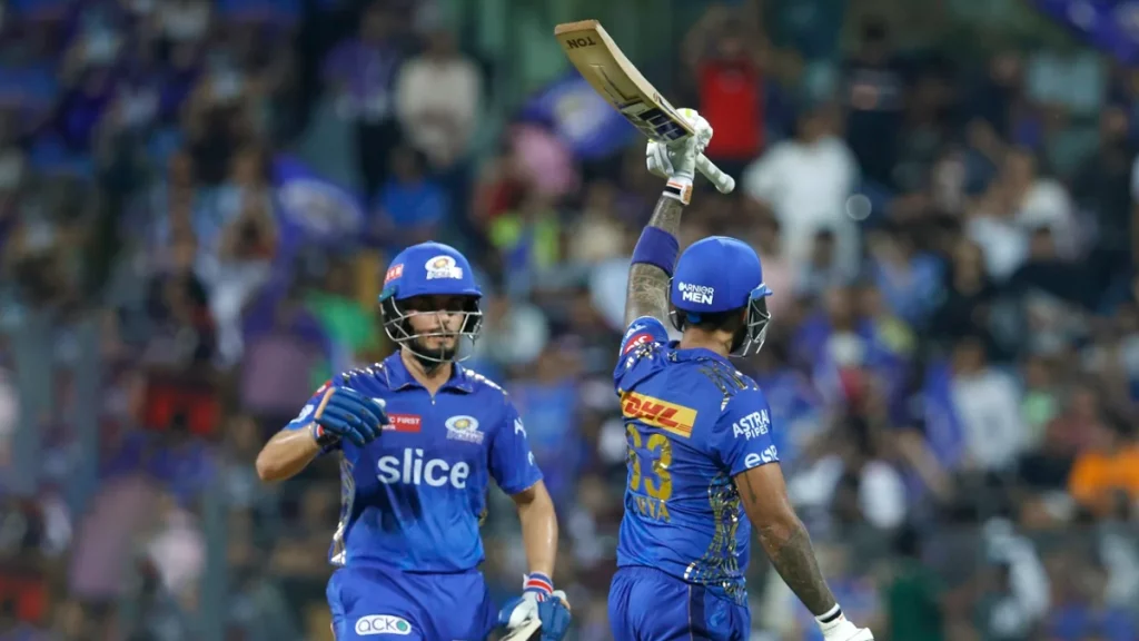 Record Partnership for MI in IPL