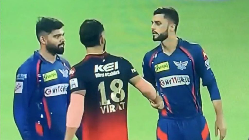 Virat Kohli Naveen Ul Haq fight