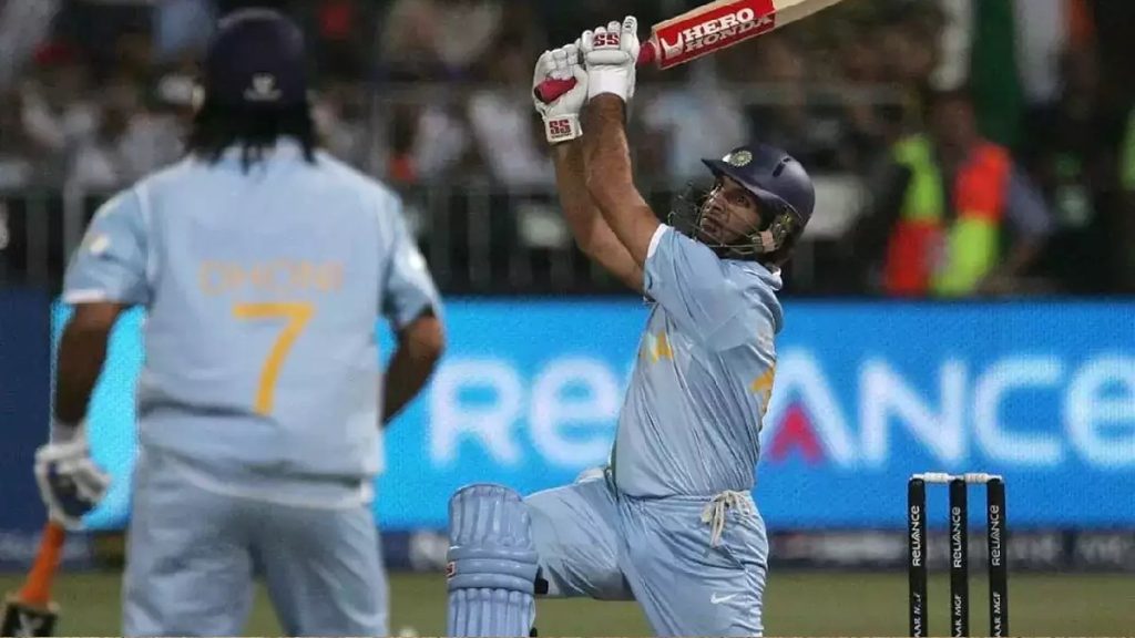 Yuvraj Singh six sixes in an over