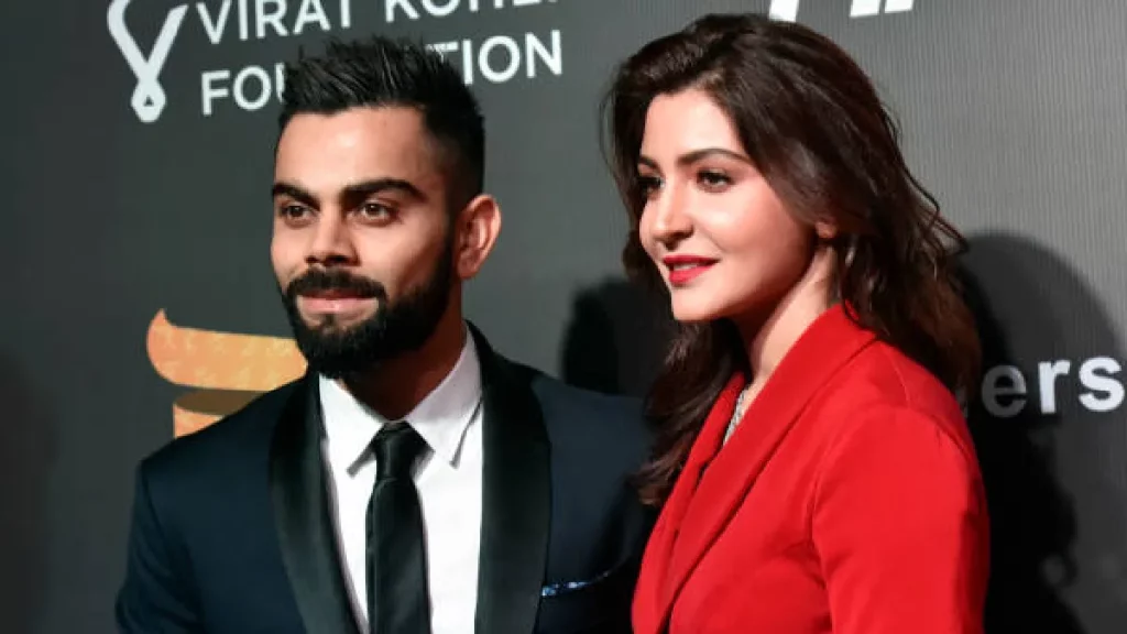 Virat Kohli and Anushka Sharma