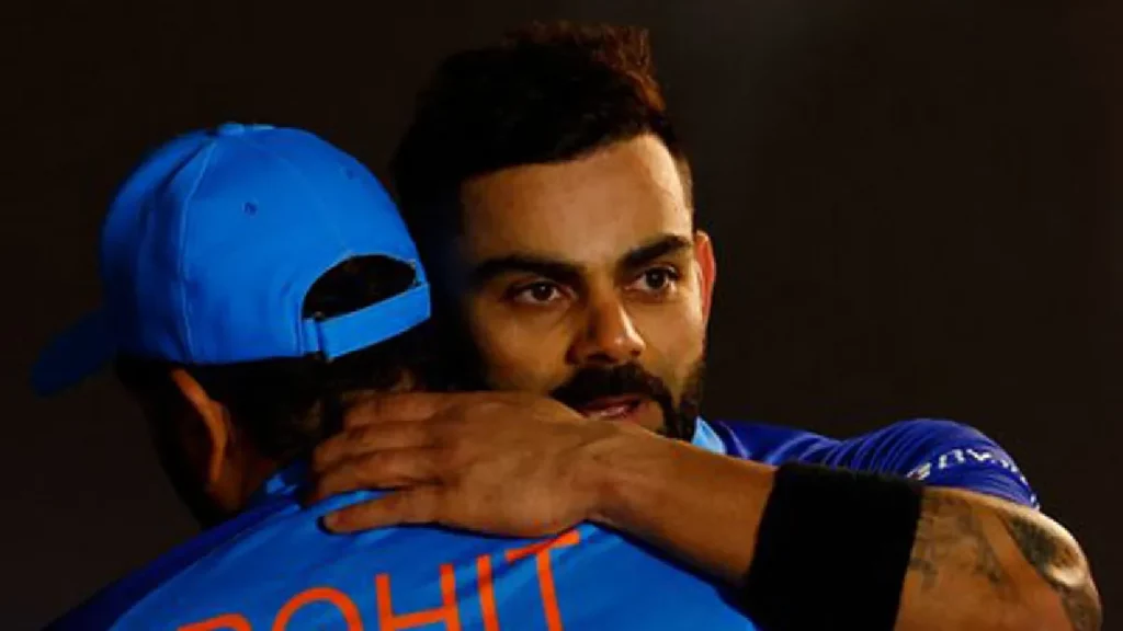 Rohit Sharma hug Virat