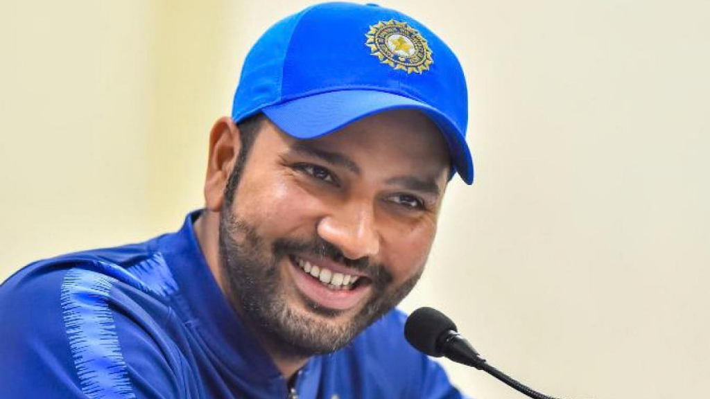 Rohit Sharma Laughing