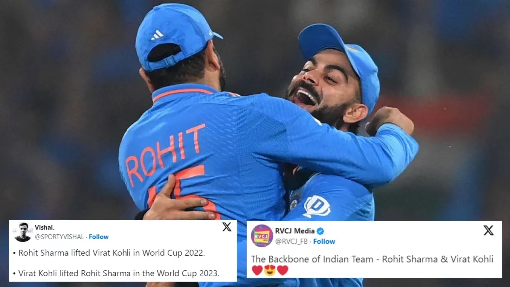 Rohit Sharma and Virat Kohli