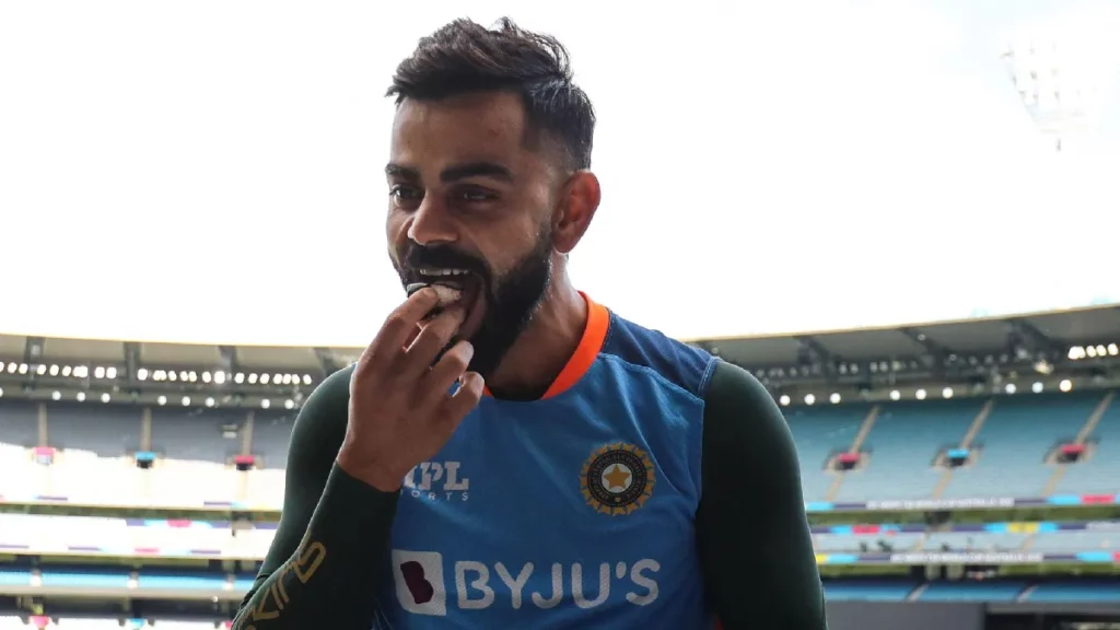 Virat Kohli Eating