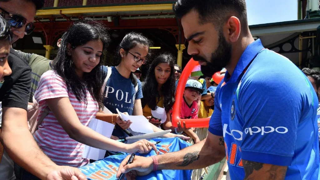 Virat Kohli Signature