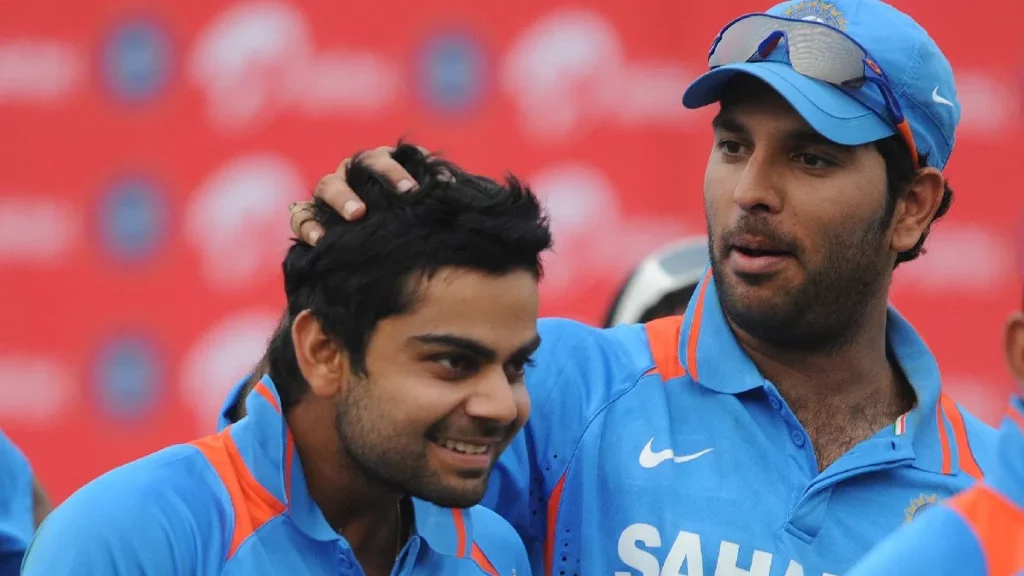 Virat Kohli and Yuvraj Singh