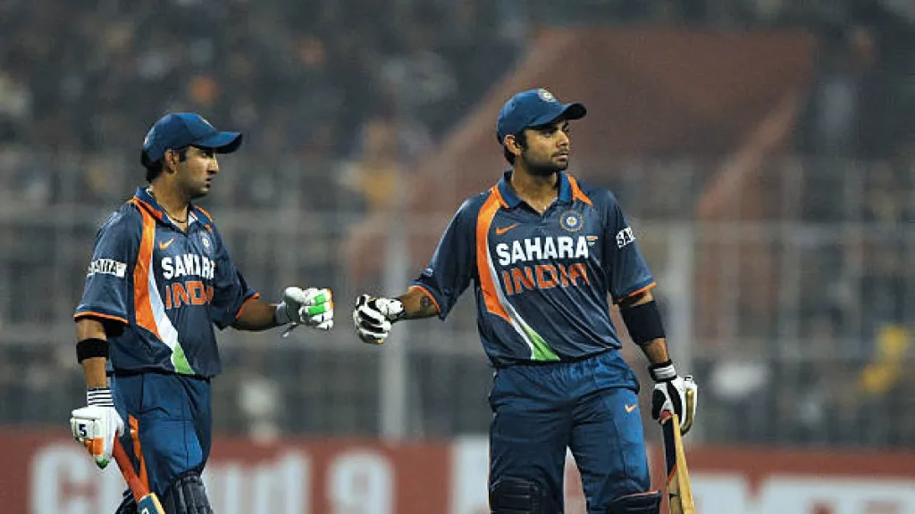 Virat Kohli and Gautam Gambhir