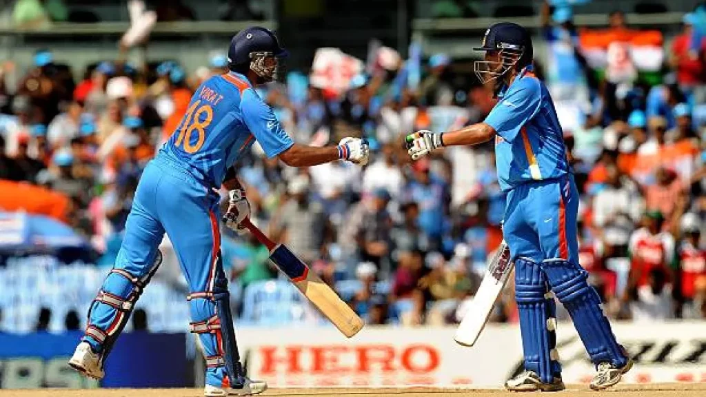 Virat Kohli and Gautham Gambhir