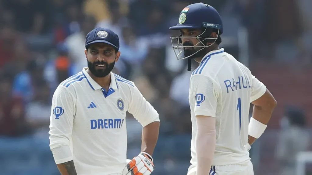 Ravindra Jadeja and KL Rahul Indian Player