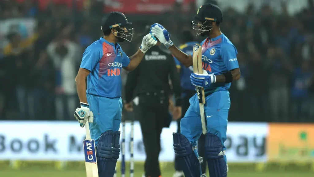 Rohit Sharma and KL Rahul 2017