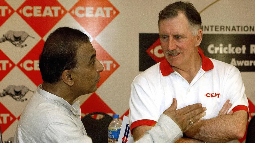 Ian Chappell and Sunil Gavaskar