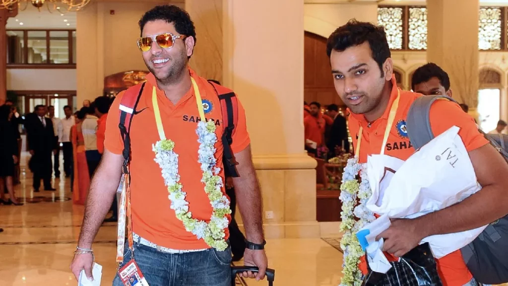 rohit sharma and yuvraj singh