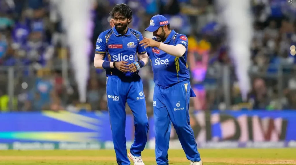 Hardik Pandya and Rohit Sharma