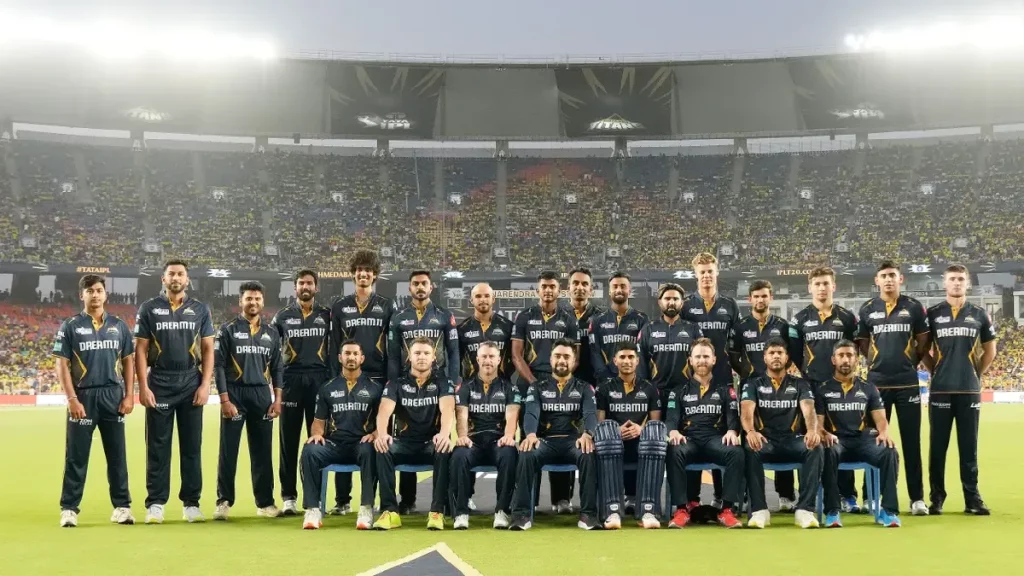 GT Players at Ahmedabad Stadium